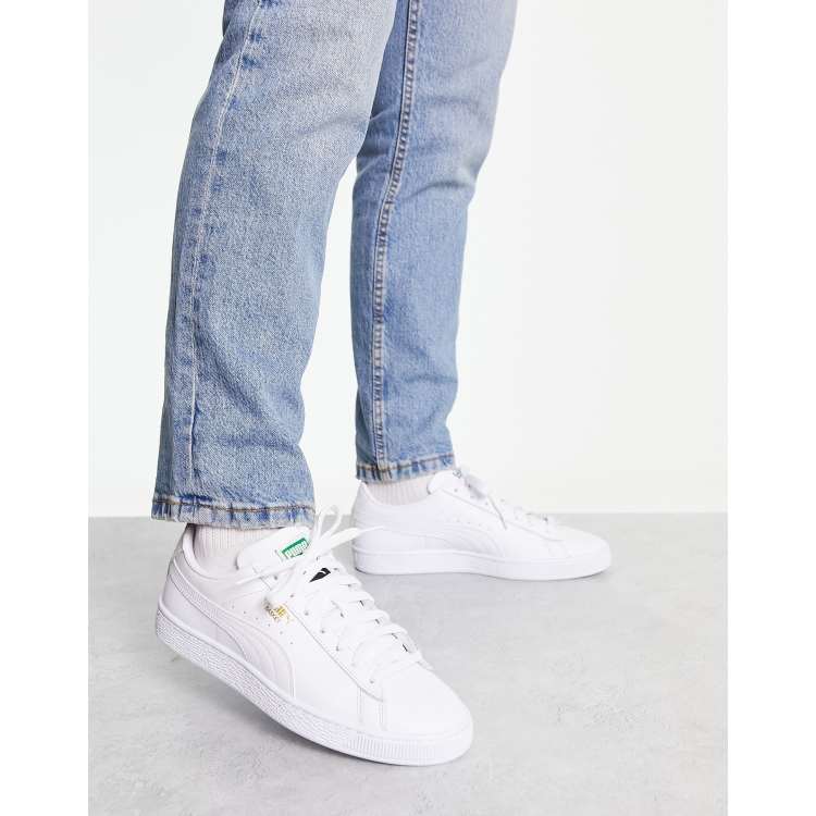 En respuesta a la Moderar Suelto Zapatillas de deporte blancas Basket Classic XXI de PUMA | ASOS