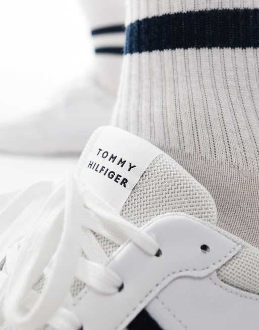 Zapatillas de deporte blancas Basket Lite de Tommy Hilfiger, 3 de 5