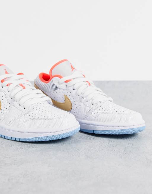 Tenis Nike Jordan Colores Pastel Zapatillas De Deporte Blancas