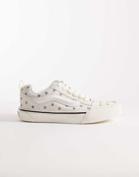 Zapatillas de deporte blancas con bordado floral Knu Skool de Vans - view 1