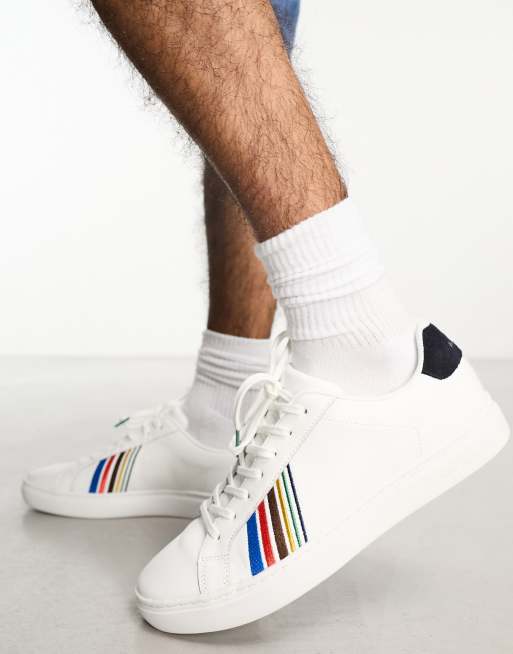 Zapatillas de deporte blancas con bordado Rex de PS Paul Smith