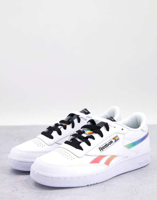 Zapatillas de deporte blancas con detalle multicolor Club C Revenge de Reebok
