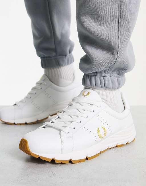 Zapatillas fred perry online blancas hombre