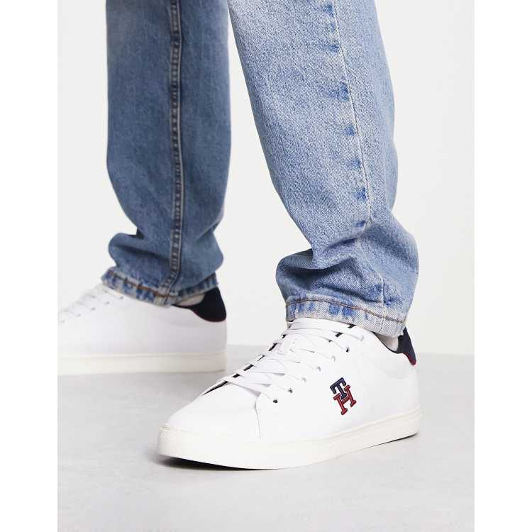  Tommy Hilfiger - Blanco / Zapatillas Casual Para Hombre