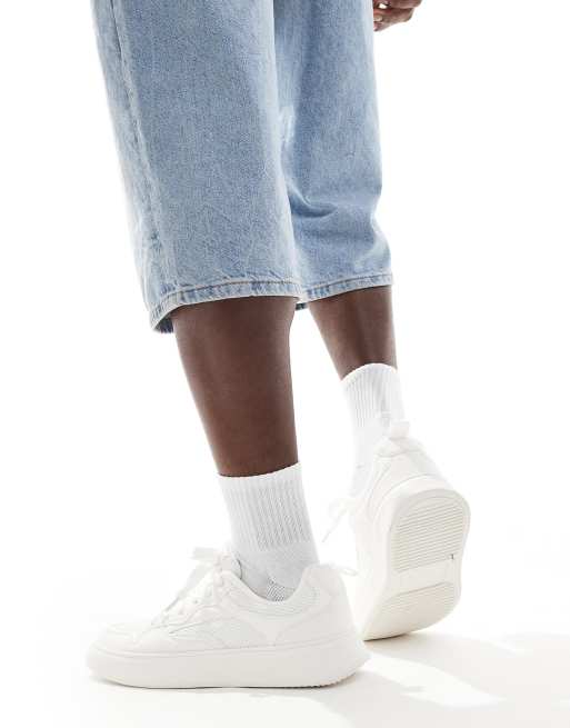 Zapatillas de deporte blancas con paneles de malla de ASOS DESIGN, 5 de 5