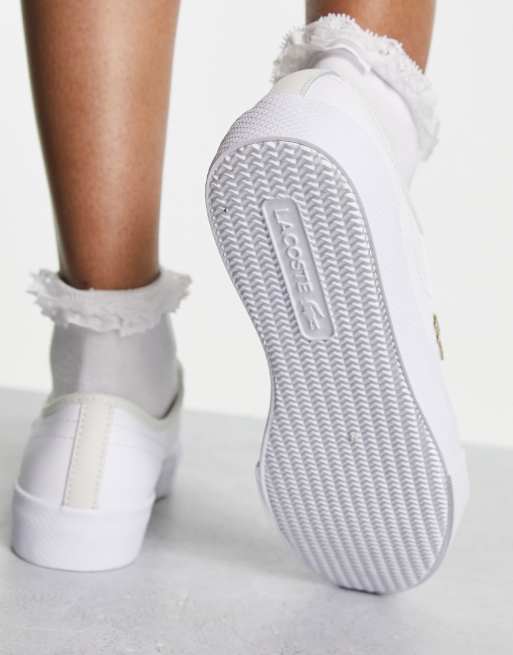 Zapatillas de deporte blancas con plataforma plana Ziane Grand de Lacoste, 2 de 4