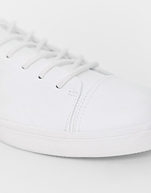 Zapatillas de deporte blancas con puntera reforzada de ASOS DESIGN, 3 de 4