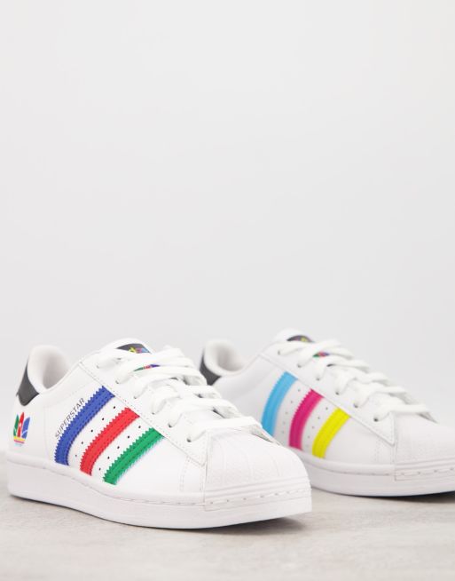 Adidas superstar shop rayas de colores