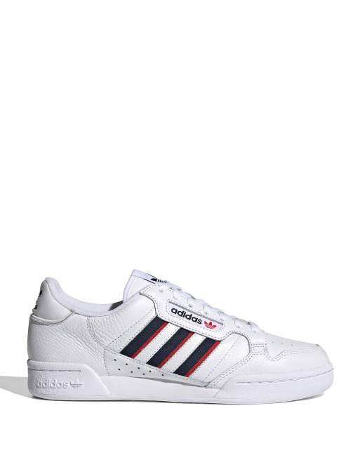 imagen Reparador almohada Zapatillas de deporte blancas con rayas negras Continental 80 de adidas  Originals | ASOS