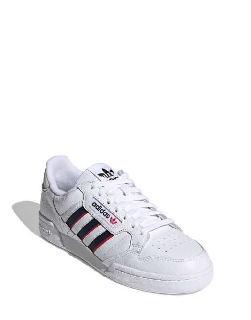 Zapatillas de deporte blancas con rayas negras Continental 80 de adidas Originals