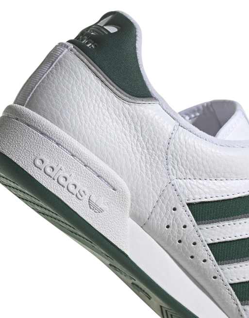 Zapatillas de deporte blancas con rayas verdes Continental 80 de