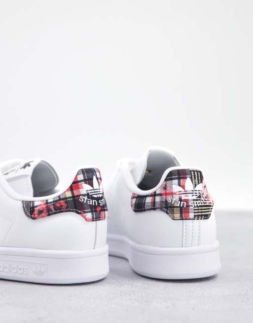 Zapatillas de deporte blancas con talonera estampada Her Studio Stan Smith de adidas Originals