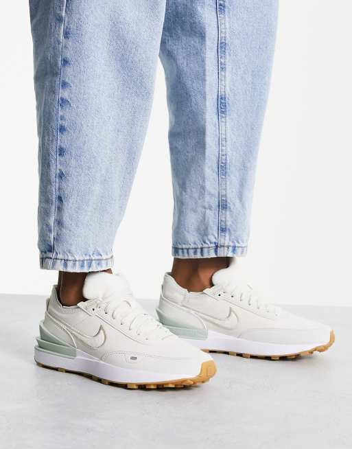 Nike best sale cuero blancas