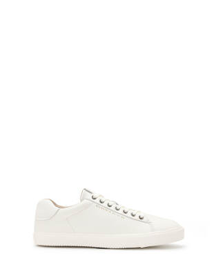 Zapatillas de deporte blancas de caña baja de cuero Brody de AllSaints-Blanco