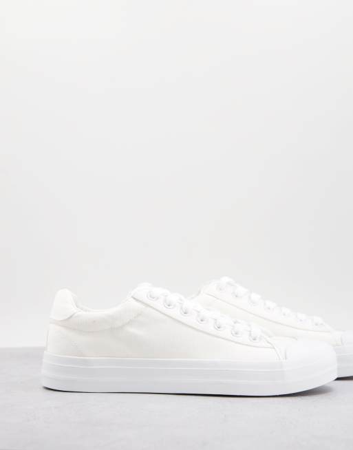 Zapatillas de deporte blancas de cuero Simon de Selected
