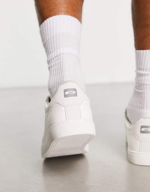 Zapatillas de deporte blancas de cuero sintético de Jack & Jones , 4 de 4