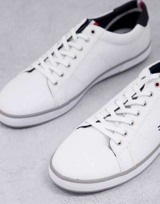 Zapatillas de deporte blancas de lona Harlow de Tommy Hilfiger, 3 de 4