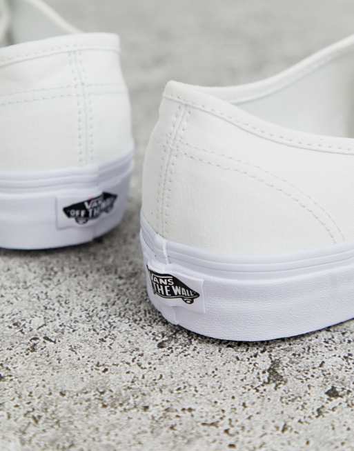 Zapatillas de deporte blancas de Vans Authentic, 3 de 4