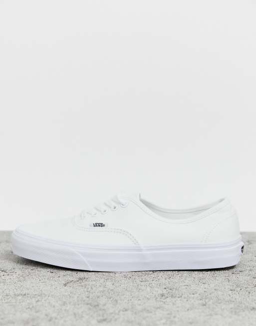 Zapatillas de deporte blancas de Vans Authentic, 4 de 4