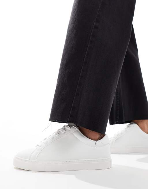 Zapatillas de deporte blancas Drama de ASOS DESIGN Wide Fit, 5 de 5
