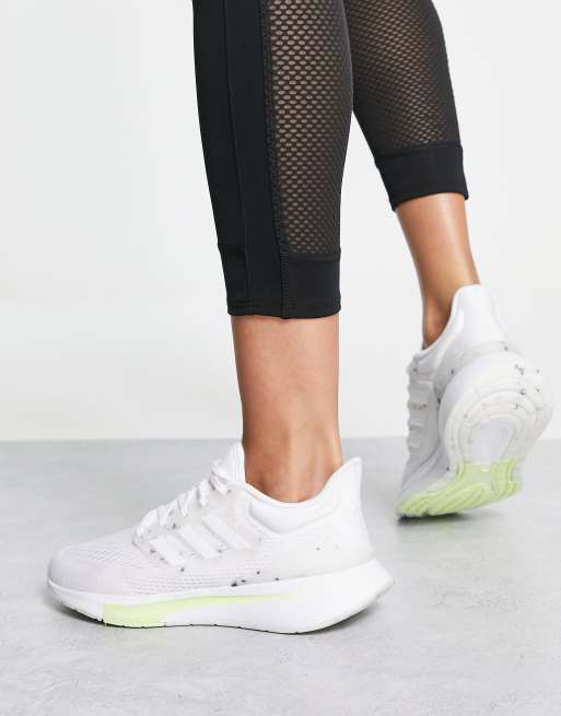 Zapatillas de deporte blancas EQ21 de adidas Running