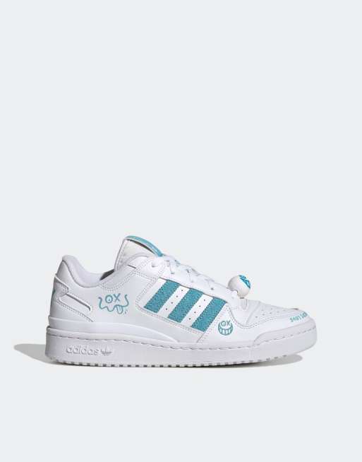 Zapatillas de deporte blancas Forum Low de adidas Originals