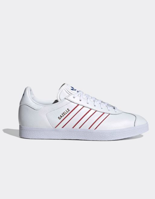 Zapatillas de deporte blancas Gazelle de adidas Originals