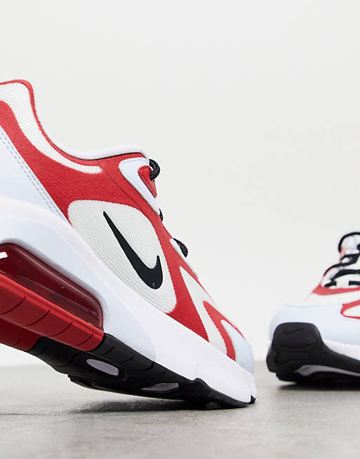 Zapatillas de deporte blancas, negras y rojas Air Max 200 de Nike ... مقاس بالارقام