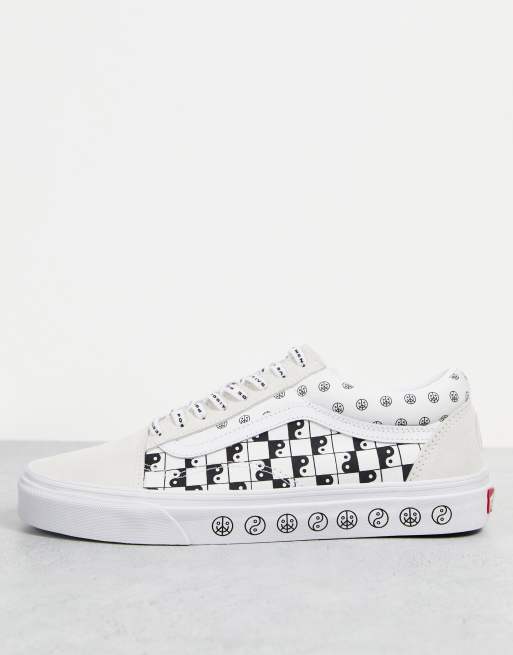 Zapatillas de deporte blancas Old Skool PMA de Vans