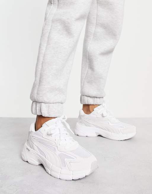 Zapatillas deporte blancas, plateadas y Teveris Nitro de PUMA ASOS