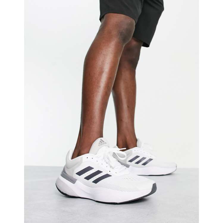 Zapatillas de deporte blancas Response 3.0 de adidas Running | ASOS