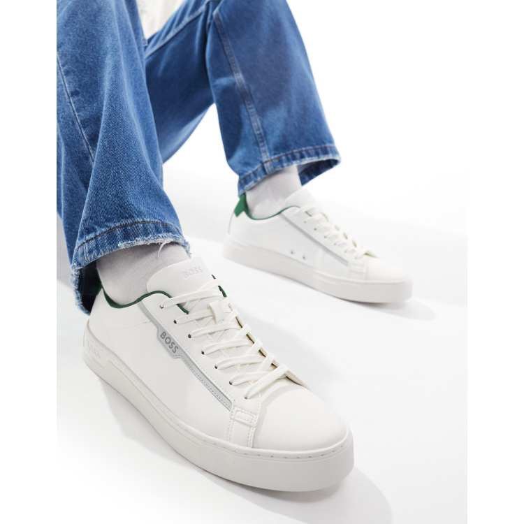 Zapatillas de deporte blancas Rhys Tenn de BOSS ASOS