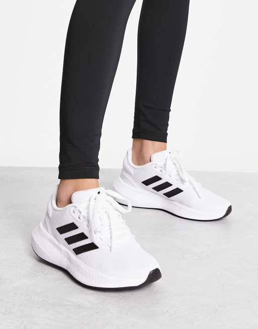 Tiempo de día Despido sin embargo Zapatillas de deporte blancas Running Run Falcon 3.0 de adidas | ASOS