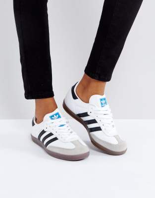 adidas samba hombre blancas