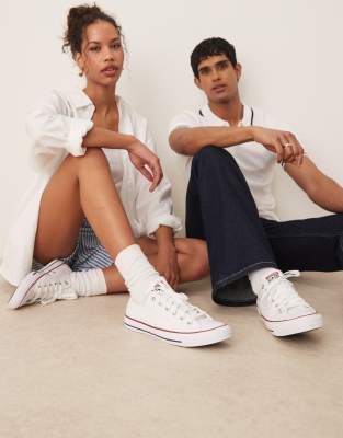 Zapatillas de blancas unisex Chuck Taylor All Star Ox de Converse ASOS