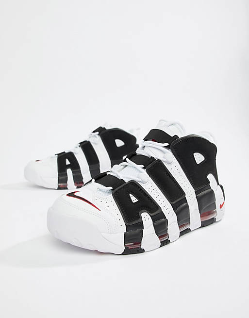Realista abrelatas Física Zapatillas de deporte blancas UpTempo 414962-105 de Nike | ASOS