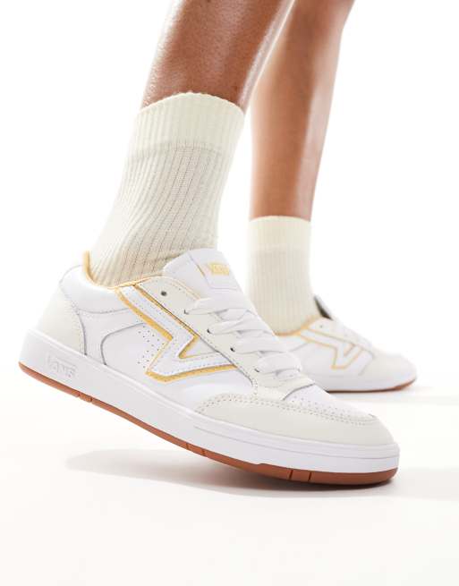 Zapatillas de deporte blancas y amarillas Lowland Comfycush de Vans