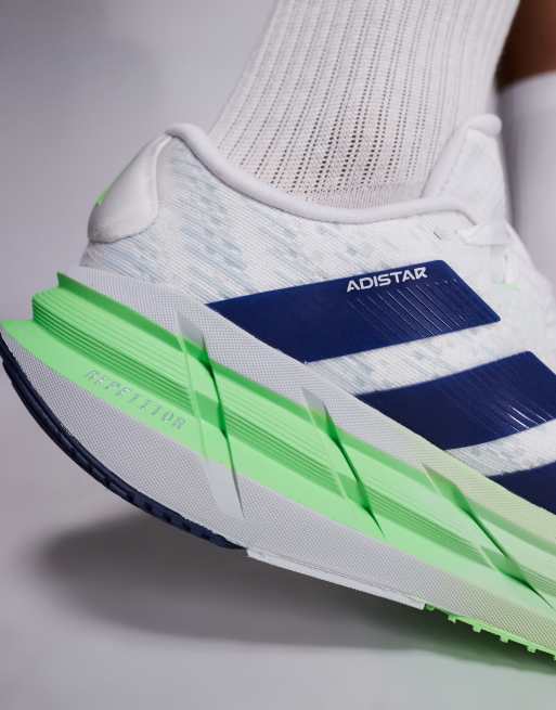 Zapatillas de deporte blancas y azul marino Adistar 4 de adidas Running, 3 de 5