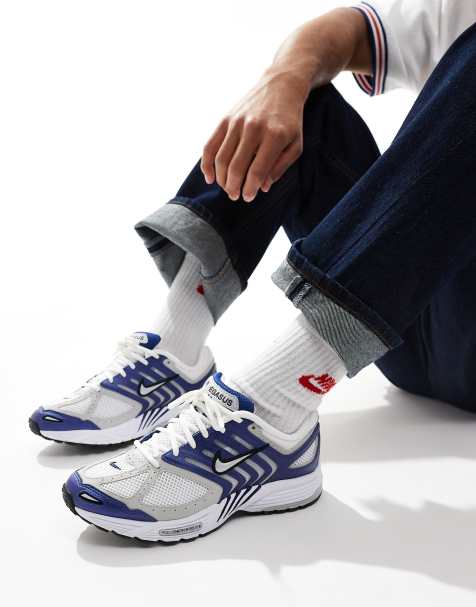 Zapatillas de deporte blancas y azul marino Pegasus 2005 de Nike - view 1