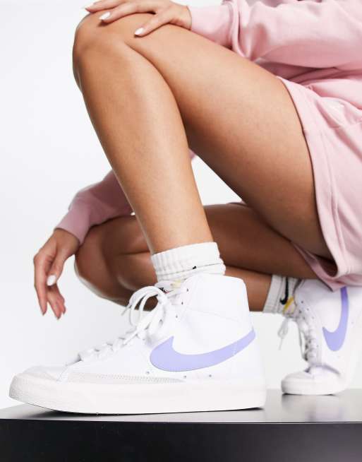 Zapatillas de blancas y azul Blazer Mid '77 Vintage de Nike | ASOS