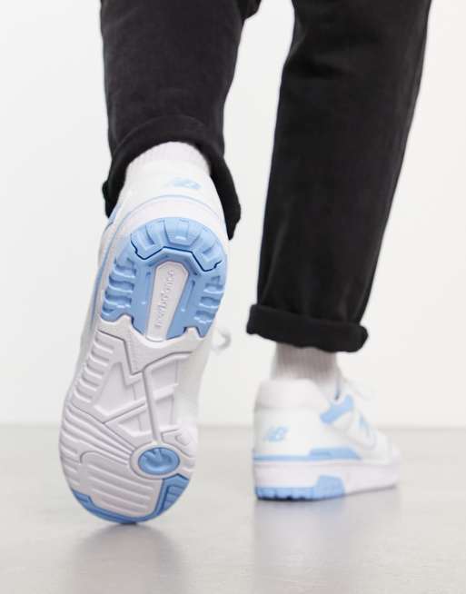Zapatillas de deporte blancas y azules 550 de New Balance, 3 de 4