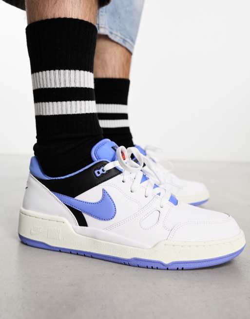 Zapatillas de deporte blancas y azules Full Force Low de Nike ASOS