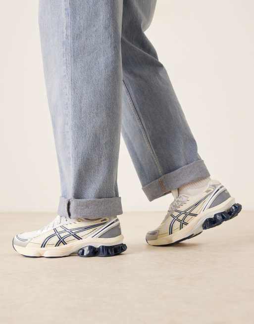 Zapatillas de deporte blancas y azules Gel-Kinetic Fluent de Asics, 2 de 5