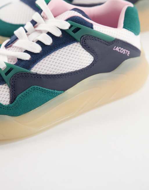 Zapatillas de deporte blancas y azules marino Court Slam Dynamic de Lacoste, 4 de 4