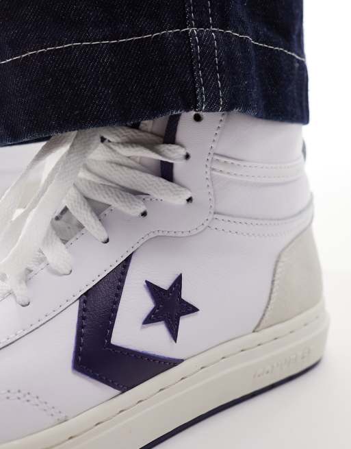 Converse blancas y azules best sale