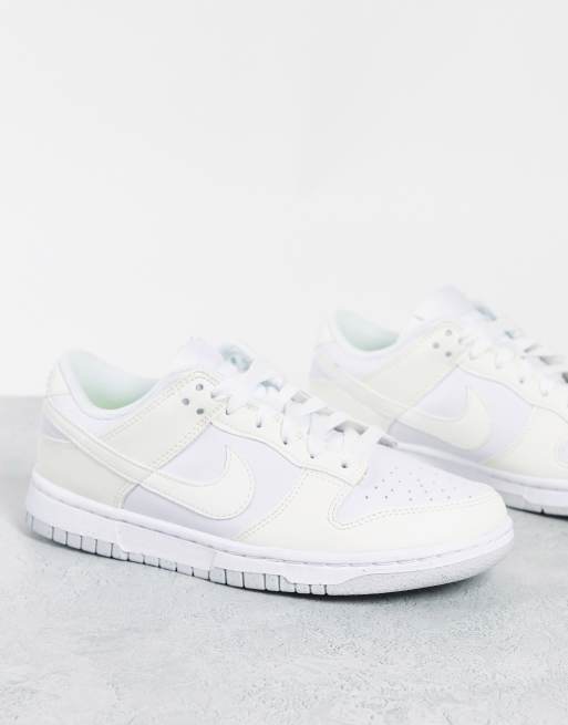 Zapatillas de deporte blancas y color crema Dunk Low de Nike - CREAM