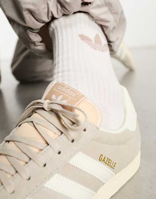 Adidas gazelle blancas mujer deals