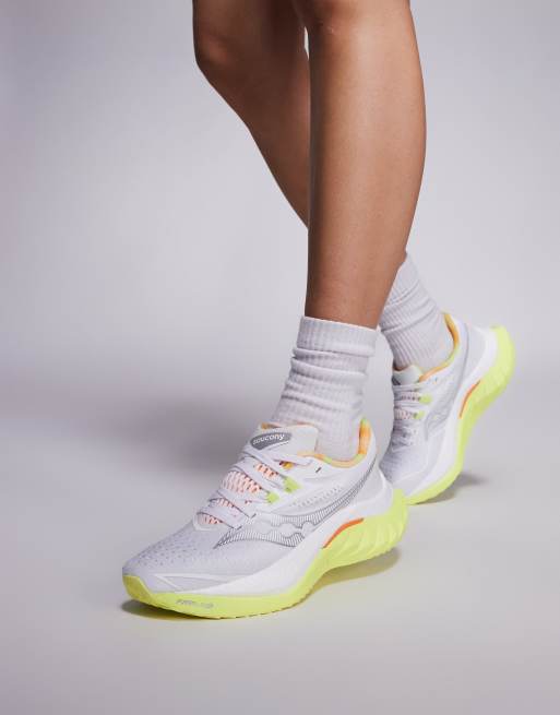 Zapatillas de deporte blancas y color sol Endorphin Speed 4 Fast & Light de Saucony
