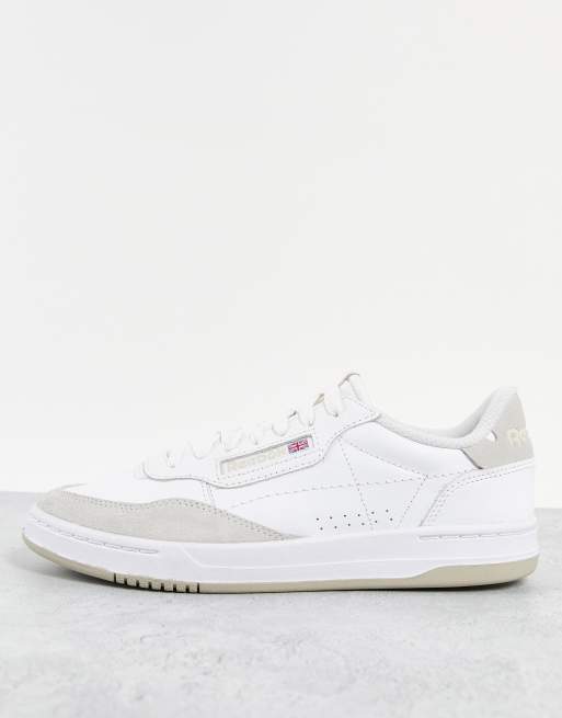Zapatillas de deporte blancas y grises Court Peak de Reebok