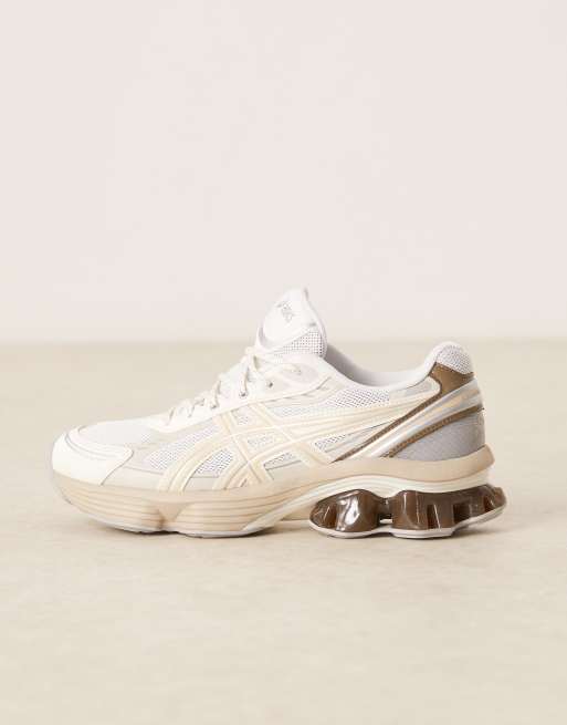 Zapatillas de deporte blancas y mazapán Gel-Kinetic Fluent de Asics, 2 de 5